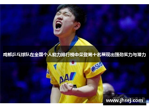 成都乒乓球队在全国个人能力排行榜中荣登第十名展现出强劲实力与潜力
